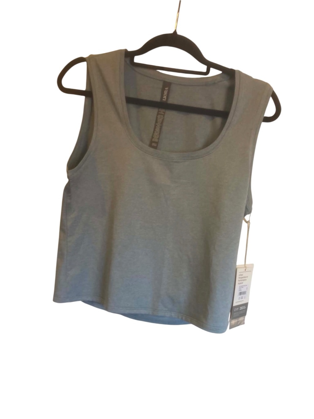 NWT Vuori Halo Essential Scoop Tank SHADE HEATHER Size XL